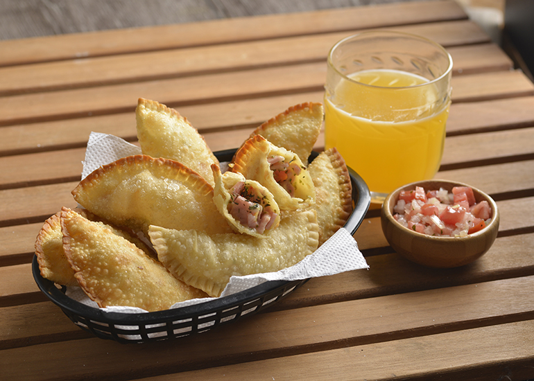 Pastel de Presunto e Queijo