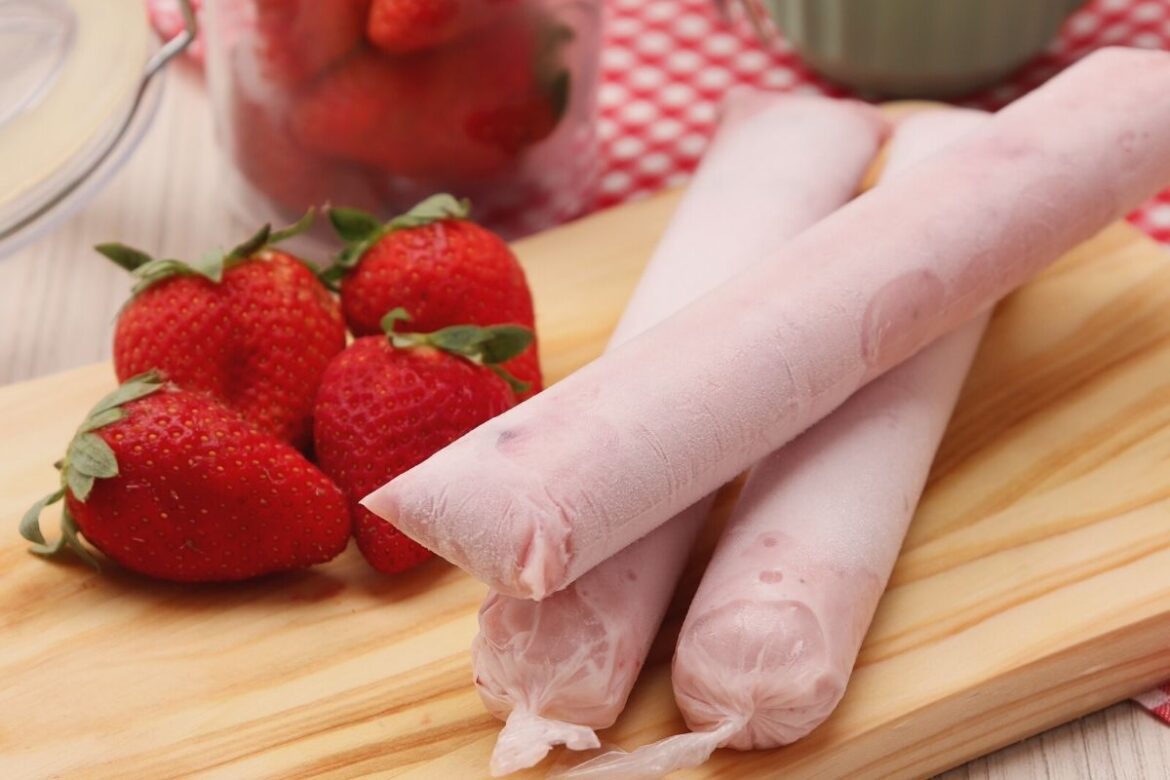 Geladinho de Morango