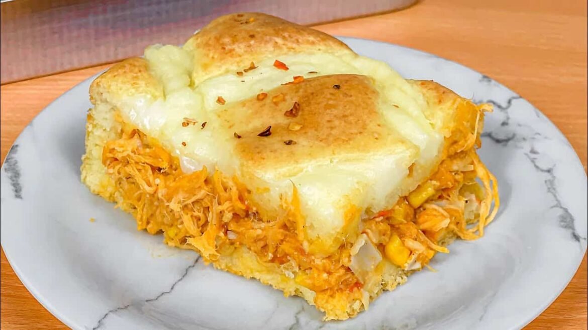 Torta de frango cremosa